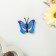 Magnet Plastic "Little butterfly" mix 4 cm
