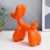 Souvenir Polystone "Air Ball - Dog" Orange 19.5x7x18 cm