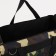 Road bag with lightning, 3 external pockets, a long belt, camouflage color/brown