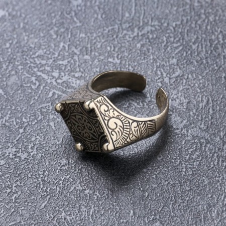 Military Ring Ring, Brass-1