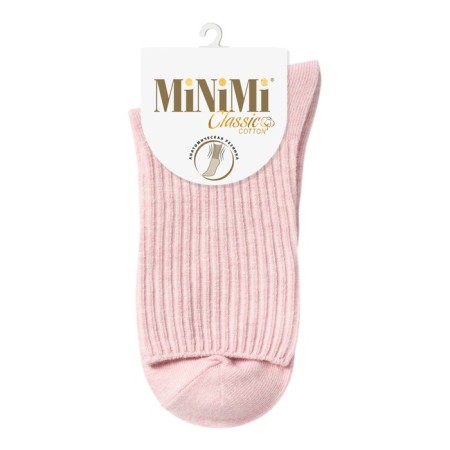 Women's socks mini cotone, size 39-41, color Rosa Antico