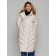 Coat insulated winter female, size 42, beige color