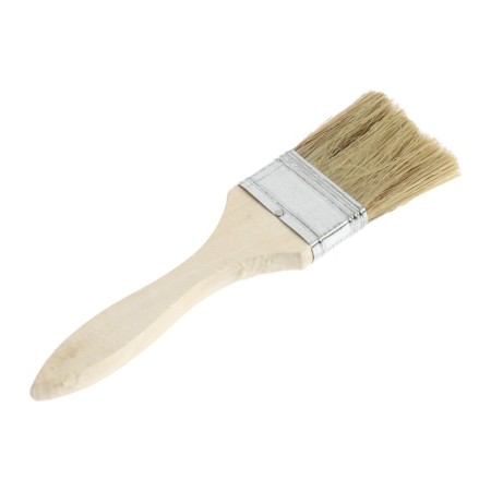 Brush flat scrap, natural bristles, wooden handle, 2 ", 50 mm-4