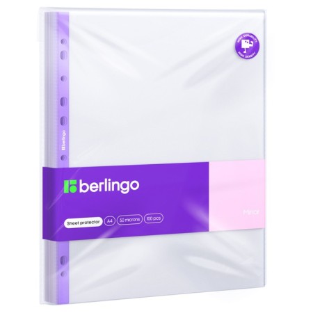 A4 50 mkm Berlingo "Mirror" vertical, glossy, 100pcs