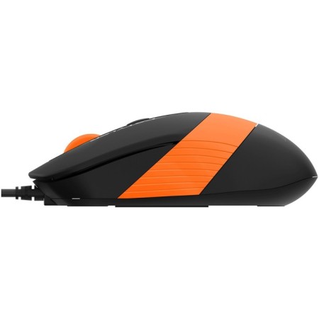 Mouse A4Tech FSTYLER FM10S Black/Orange optical (1600DPI) Silent USB (3but)-2