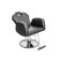 Hairdressing chair "Status", hydraulic lift, a disk with a stand for the legs, black color