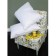 The pillow is high, size 50x70 cm, color mix