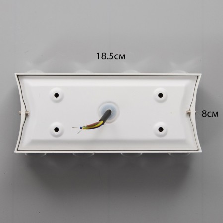 Lamp "BISO" 8XLED 8W 4000K IP66 white 19x4.5x8 cm-6