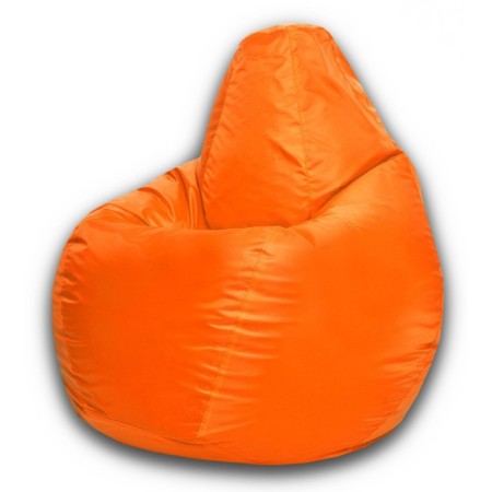 Pear-bag “Pear” positive, size m, diameter 70 cm, height 90 cm, oxford, color Orange Neon-1