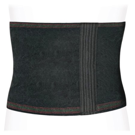 Anti-radiculite bandage PRR-02 Ecoten "warming", dog wool, black color, size XL