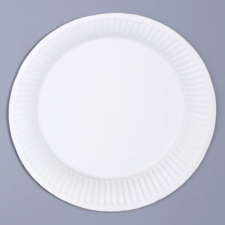 Disposable paper plate "Mordochka unicorn" (18 cm),-2