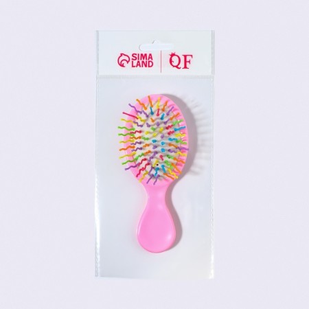 Comb - mini massage, 5.5 × 14 cm, the color is gentle - pink-4