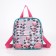Baby backpack on lightning, external pocket, pink color