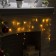 Garland "fringe" 1.8 × 0.5 m, IP20, transparent thread, 48 LED, yellow glow, 8 modes, 220 V
