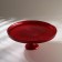 Serving dish for the cake "Link", d = 28 cm, on the leg, red color