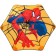 Children's umbrella. Spider, orange, 6 spokes d = 90 cm