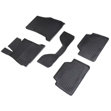 Rubber rugs ’grid’ for BMW 1 Ser F2021, 2013-