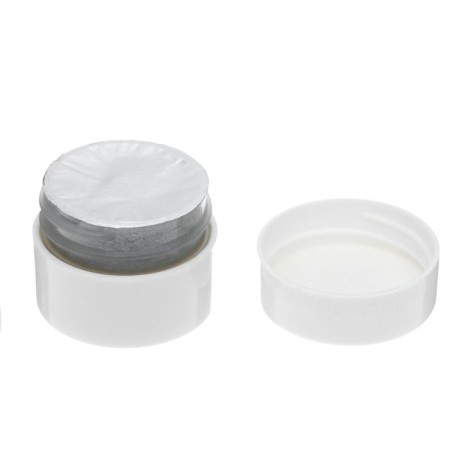 Nail Gel-painting "Liquid silver", three-phase, LED/UV, 8ml, silver color-1