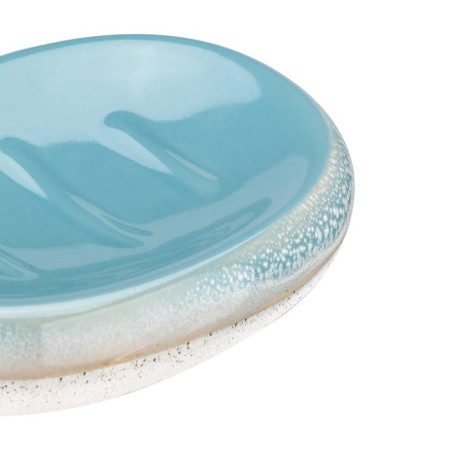 Soap dish, 10.5x13.5x3.5 cm, blue color-6
