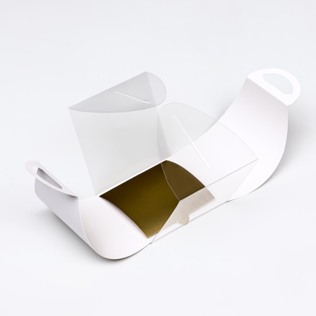 Box under the bento-port, white 10 x 10 x 10-3