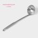 Stainless steel linen with the separator of the fat fat, 7.5 cm, silver color