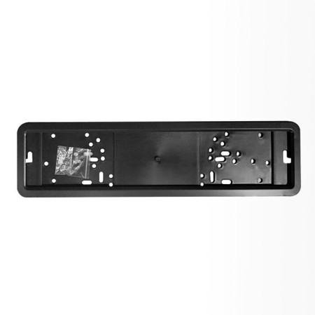 Torso number holder, stainless steel, plastic substrate, black