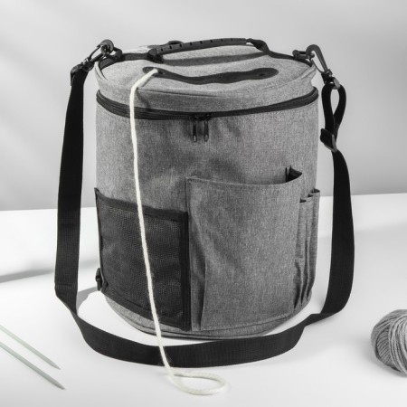Futlar bag, with handles/pockets, d = 28 × 32 cm, color gray color-2