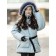 Jacket for girls, height 170 cm, green color