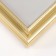 Photo frame Plastic "Gala" 21x30 cm, gold (plastic screen)