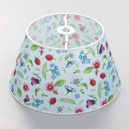 Universal lampshade "Small flowers" E27/E14 38x38x21cm