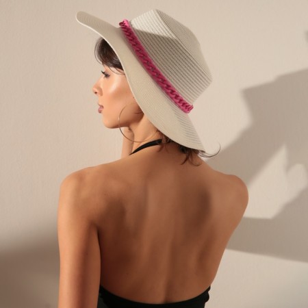 Women's hat minku color white, rr 56-58-1