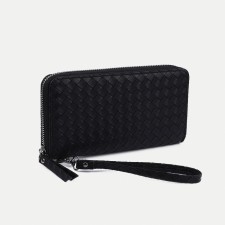 Women's wallet with lightning, black color