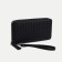 Women's wallet with lightning, black color