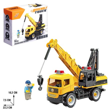 The designer of the screw "Construction crane", 66 parts
