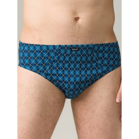 Men's panties, size XL, blue, dark gray, 2 pcs-1