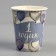 Set of dishes "1 year": napkins 20 pcs., Glasses 6 pcs., Plates 6 pcs., Golden embossing
