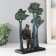 Polystone souvenir "Two in the park. Sit" under metal 23.4x7.4x29.8 cm