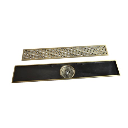 Gag Bronze de Luxe 80522br, horizontal, 82x500 mm, brass, bronze-1