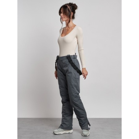 Semi -combinezone Ski Drapeted Women's, size 44, color gray color-13