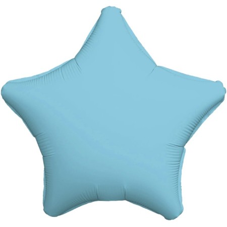Foil ball 19 "Star", mystic aquamarine