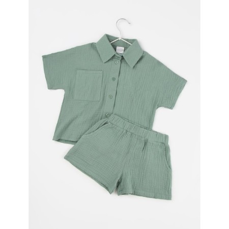 Muslim children's costume Amarobaby Easy, height 122 cm, mint color-14