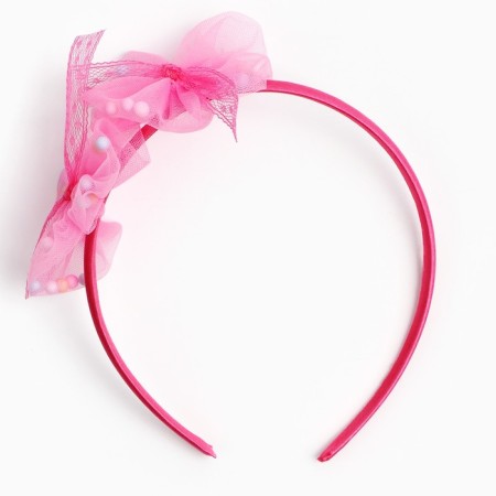 Hair rim pink, flowers, 11 cm, cats aristocrats-2