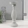 Summary of the tree on 1 candle "corrugation" light gray 9.7x9.7x30.5 cm