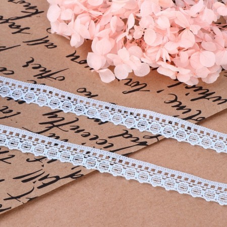 Capricon lace, 12 mm × 10 ± 1 m, blue color-1
