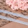 Capricon lace, 12 mm × 10 ± 1 m, blue color