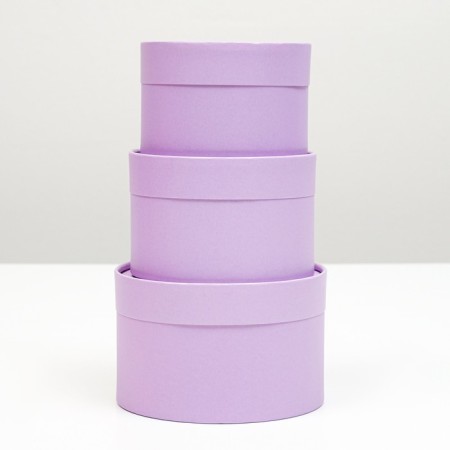 A set of hats 3 in 1, "Lilac", 16 x 10.14 x 9.13 x 8.5 cm