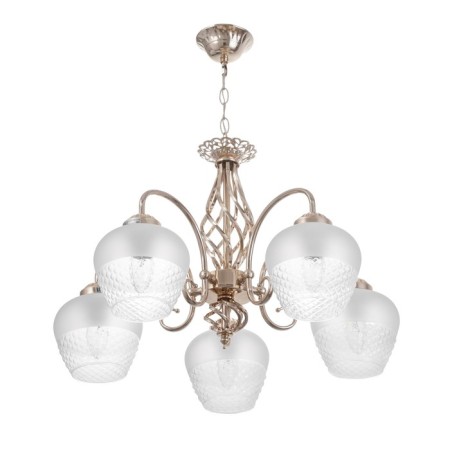 Ebby chandelier 5x60W E27 gold 46x46x88 (48) cm