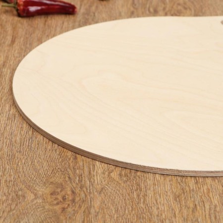 Dressing and serving wooden "Circle with a pen", 37.5 × 37.5 × 0.8 cm-1
