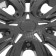 Wheel caps R16 "Lyon", black gloss, set 4 pcs