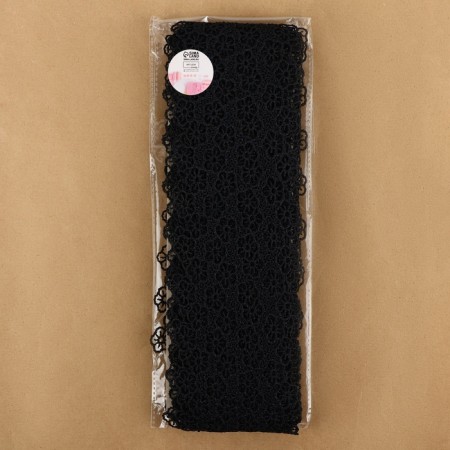 Hypure lace, 80 mm × 6.8 ± 0.5 m, black color-2
